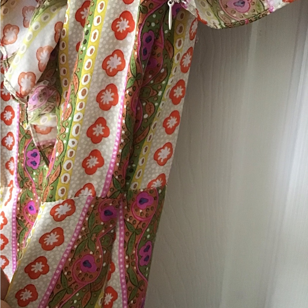 Sandro Multicolor Ruffle Dress - Picture 5 of 5